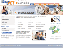 Tablet Screenshot of easyvet.pt