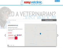 Tablet Screenshot of easyvet.com